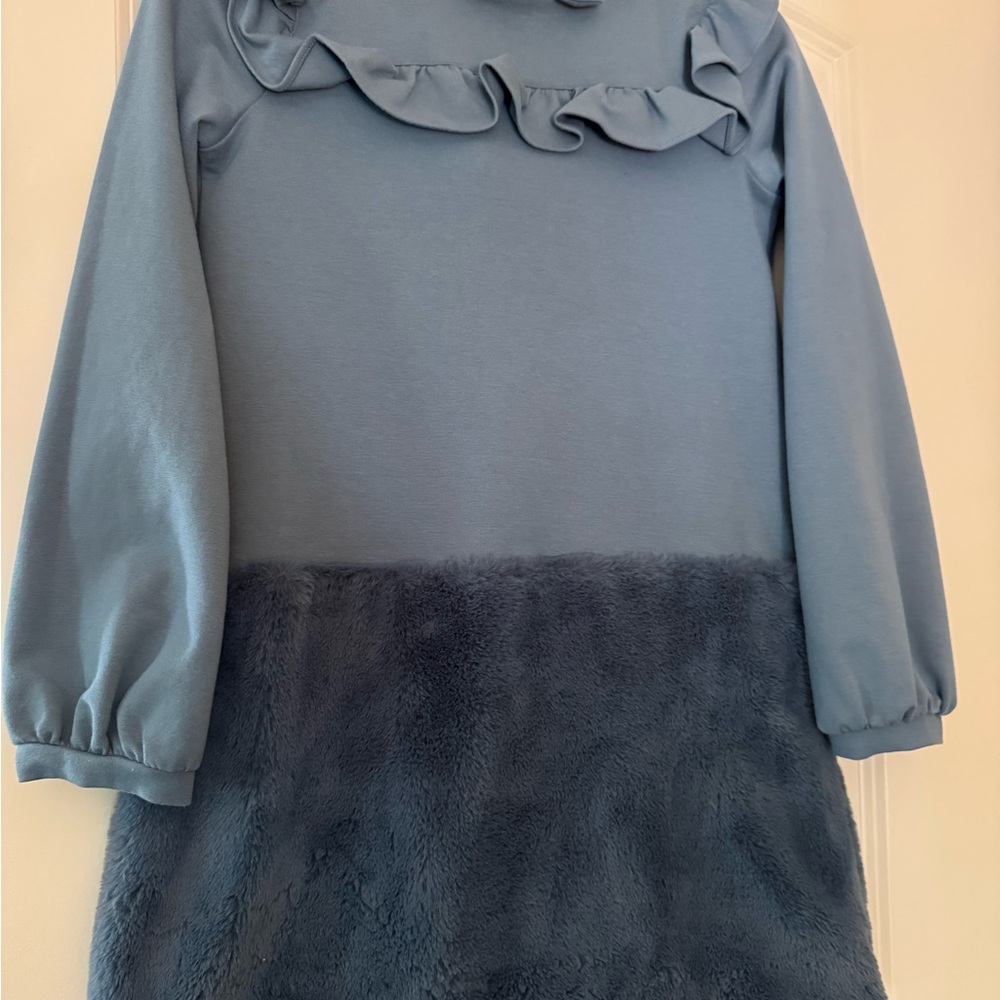 Janie and Jack Blue Knit Dress